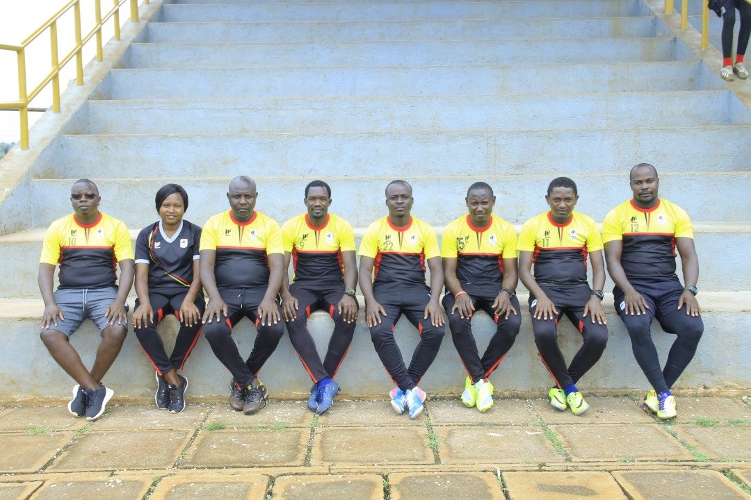 OfficialFUFA's tweet photo. Uganda U17 -players and officials in a group photo at  the FUFA Technical Centre, Njeru. 
The team will take part in  the AFCON Zonal qualifiers (CECAFA). https://t.co/vouMxQa3xV