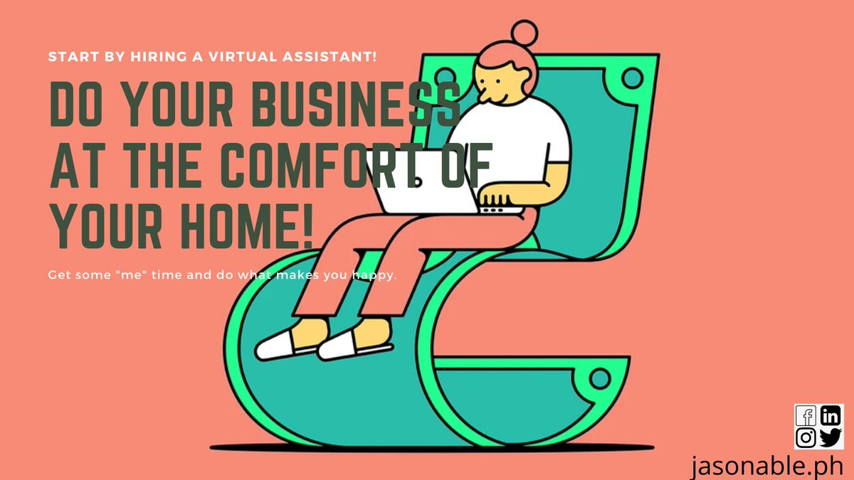 JasonableP's tweet photo. Work from home is now the trend! As well as you can do your business at your home! Let's set up that business for you! You can message me anytime! #DigitalJobs #VirtualAssistant #Freelancing #setupbusiness https://t.co/gi824brJWx