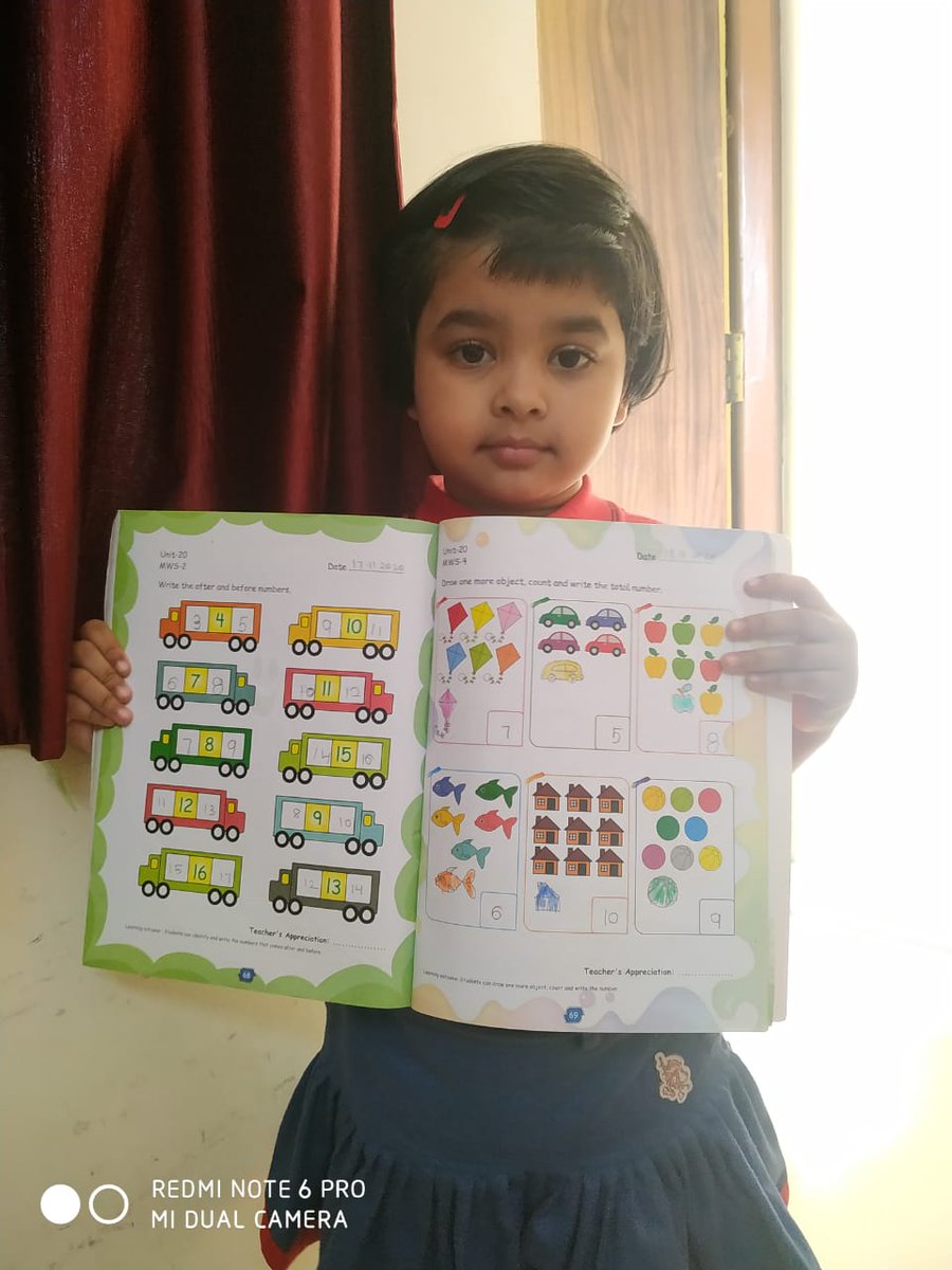 SAI_Edu_In's tweet photo. One More
Concept of ‘One More’ is very interesting for small children. To make it more, an extra object is added to a few objects. The students of KG I learnt about the concept of one more through a play way method by counting objects and adding one more to it.
#LogicalSkill https://t.co/9HHyz07luE