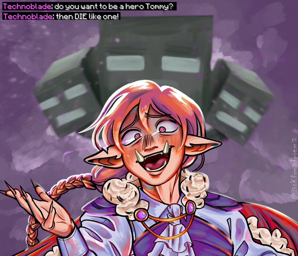 adrienarachnid's tweet photo. subscribe to technoblade
#technobladefanart #dreamsmp https://t.co/BLvRHmPpFH