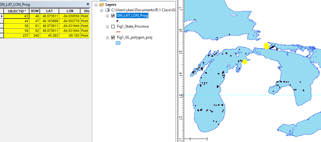 Dr_KaoYC's tweet photo. Finally fixed the "#fishing on the land" problem for the 1952-62 data set
--It is not too bad @Etheostomatt
--They sampled in North Channel (for sea #lamprey though)
--The also sampled Lake Charlevoix with floating gill net but did not catch artedi
#GreatLakes #coregonines https://t.co/ScbOGbPe54