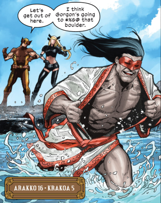 Nothing, just Gorgon trying to give "it" to a boulder