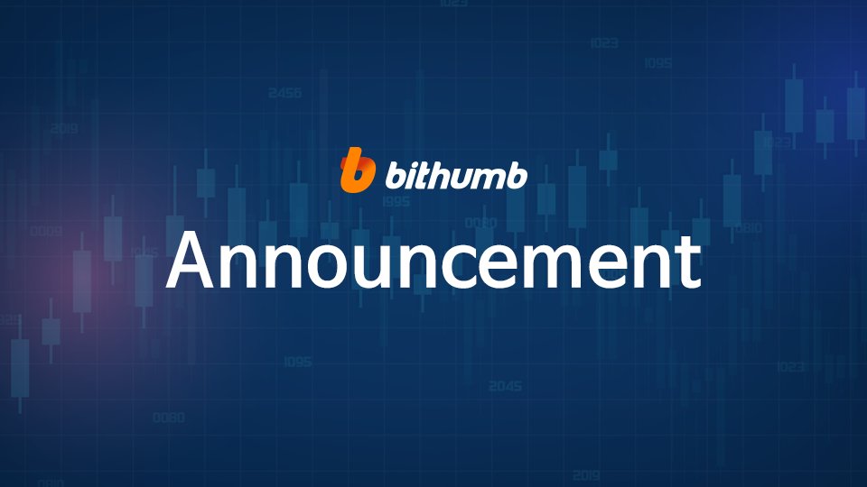 BithumbOfficial's tweet photo. 📢Termination of the Simple Sign-up Service 

🗓️Enforcement date: November 24, 2020, 15:00 (KST)

For more details👉https://t.co/UqlkqaA0Mk

#Bithumb #Termination #Simple #Sign_up #Service https://t.co/F0yaKWB6Ux