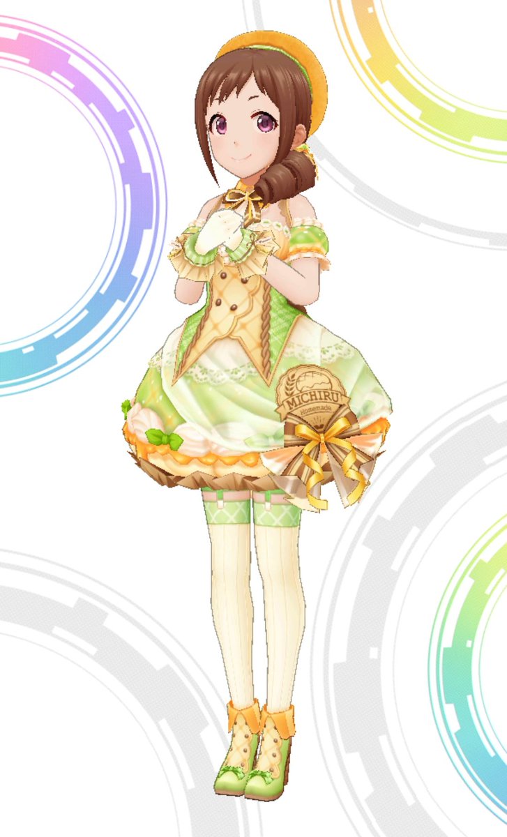 折紙ユウ 大原みちるちゃんのssr めっちゃメロンパン