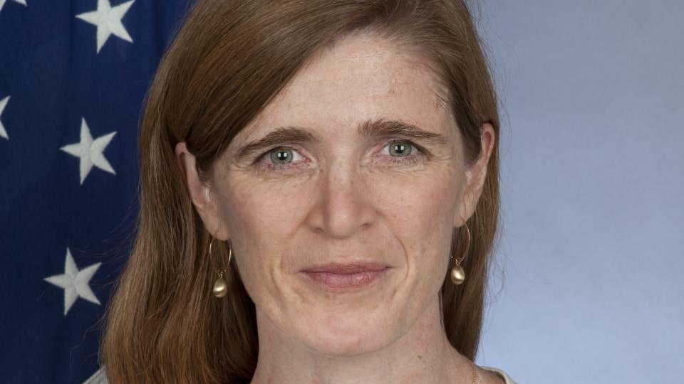 Samantha Power was US permanent representative to the UN under Obama. Prior that, she was Obama's special assistant and senior director for multilateral affairs and human rights. She is known for popularizing the "responsibility to protect" military doctrine."