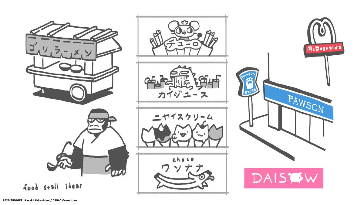 o! here's more bna stuff i dug up hahaha
some concepts/assets i did for food stalls and store signs 
