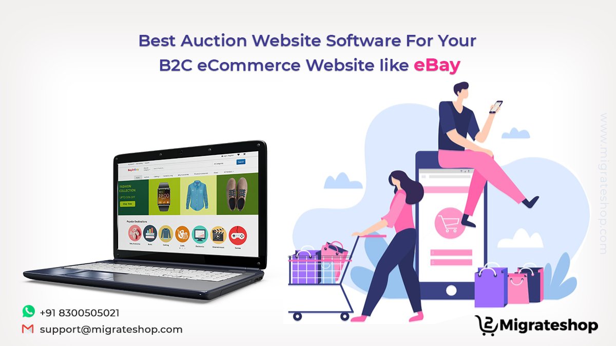 migrateshop's tweet image. Best Auction Website Software For Your B2C eCommerce Website like eBay
More Details: bit.ly/2SXotcj
#eBay #ebayclone #ebayclonescript #auctionscript #ecommerce #B2C #marketplace #Trending #startup #entrepreneur #onlineauctionscript #buy2ebay