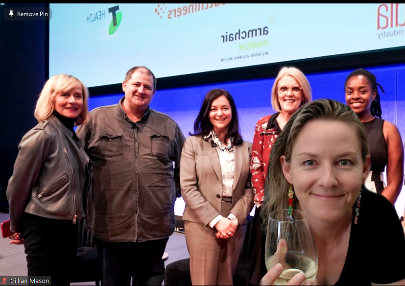 gillyminn's tweet photo. Look who I brought with me to #ZoomBar for a discussion about #DigitalHealth standards and #intraoperability this evening? #DHIS2020 https://t.co/z1y91EYTcI