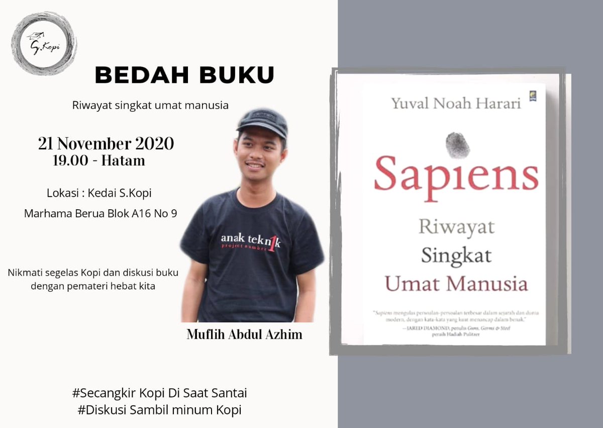 talekang_'s tweet photo. Sempat ada followerku atau teman,  kenalan, yang ikut membedah buku dan berbagi ilmu:)

Sarjana Kopi
Marhama, blog A16 No, 9 Jl. Berua Raya, Paccerakkang, Kec. Biringkanaya, Kota Makassar, Sulawesi Selatan 90245
0812-9523-1636
https://t.co/fY2g7rZzIa https://t.co/mBCY8O5Irb