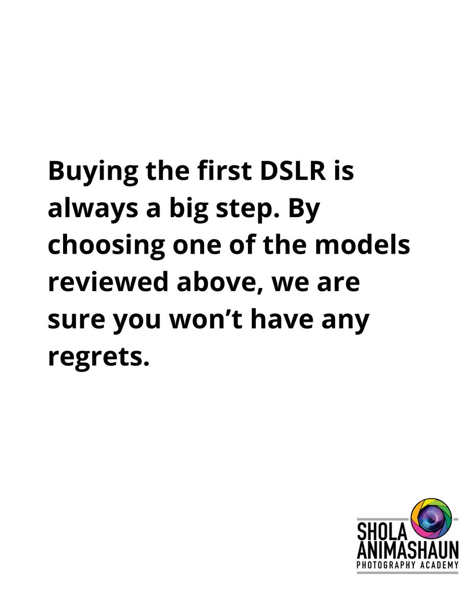 Today, we will explore the best DSLR camera available, with models mean to suit your budget and your type of photography. #SaPhotoAcademy #BestPhotographyAcademyInNigeria #BeatPhotographySchoolInNigeria