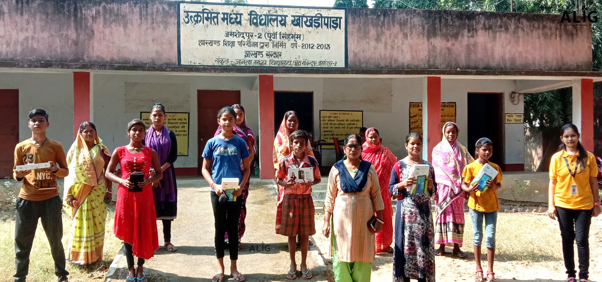 AligSociety's tweet image. We provided 55 refurbished and new #digitaltablets to the children from undeserved communities from rural area Jamshedpur, #jharkhand to continue their regular #onlineclasses and their @khanacademy and @ReadWorks curriculum.
#edtech @HCL_Foundation