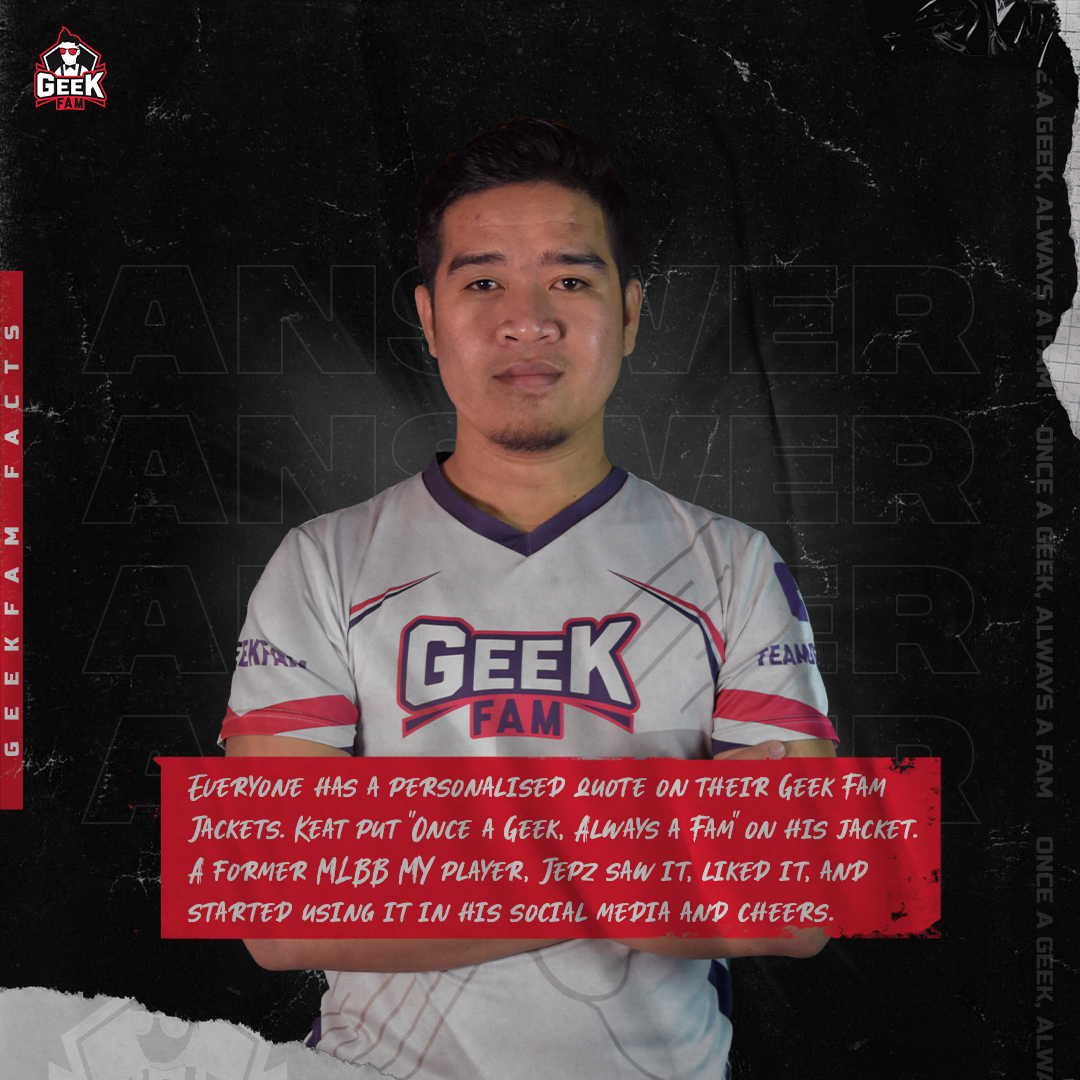 TeamGeekFam's tweet photo. That is how "Once a Geek, Always a Fam" was born! #GeekFacts https://t.co/hJRoIC9Qf8