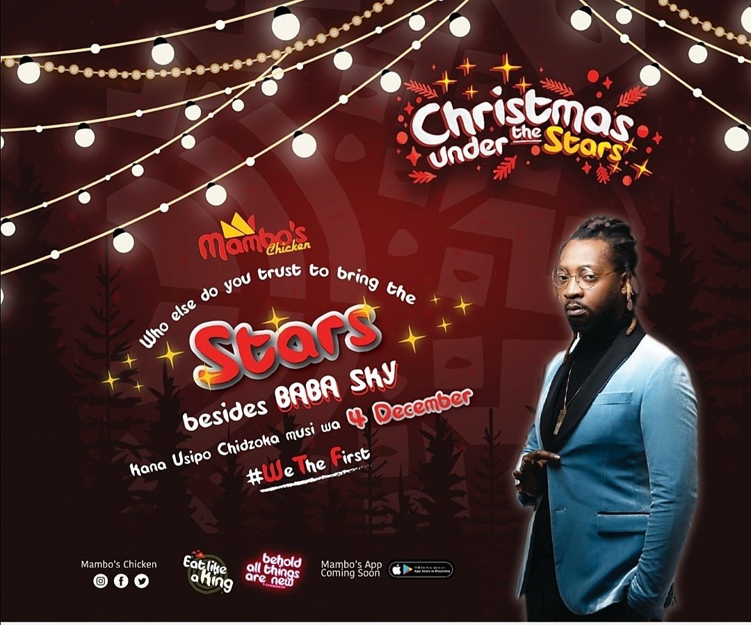 mamboschicken's tweet photo. He is going to rock...you all know the name
4 December 2020
#WeTheFirst
#ChristmasUnderStars
#MambosChicken https://t.co/ry6uFDnYDC
