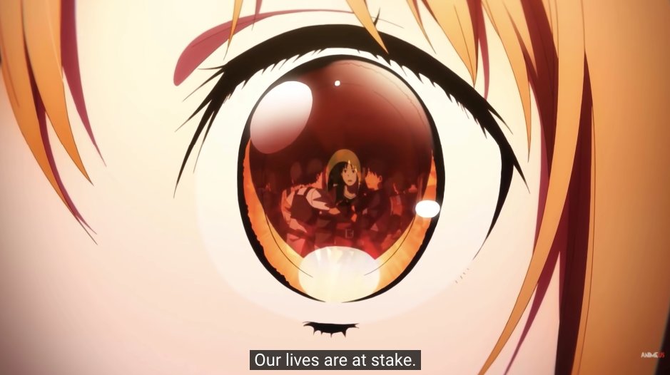 Now.The first parallel with the LN, which is Kirito's line."SAO is no ordinary game, our lives are at stake."That line is from Volume 1, chapter 9 and it's actually from... Rondo and not Aria. Second Floor.But DISCLAIMER!They're not adapting Rondo. I'll talk about it later.