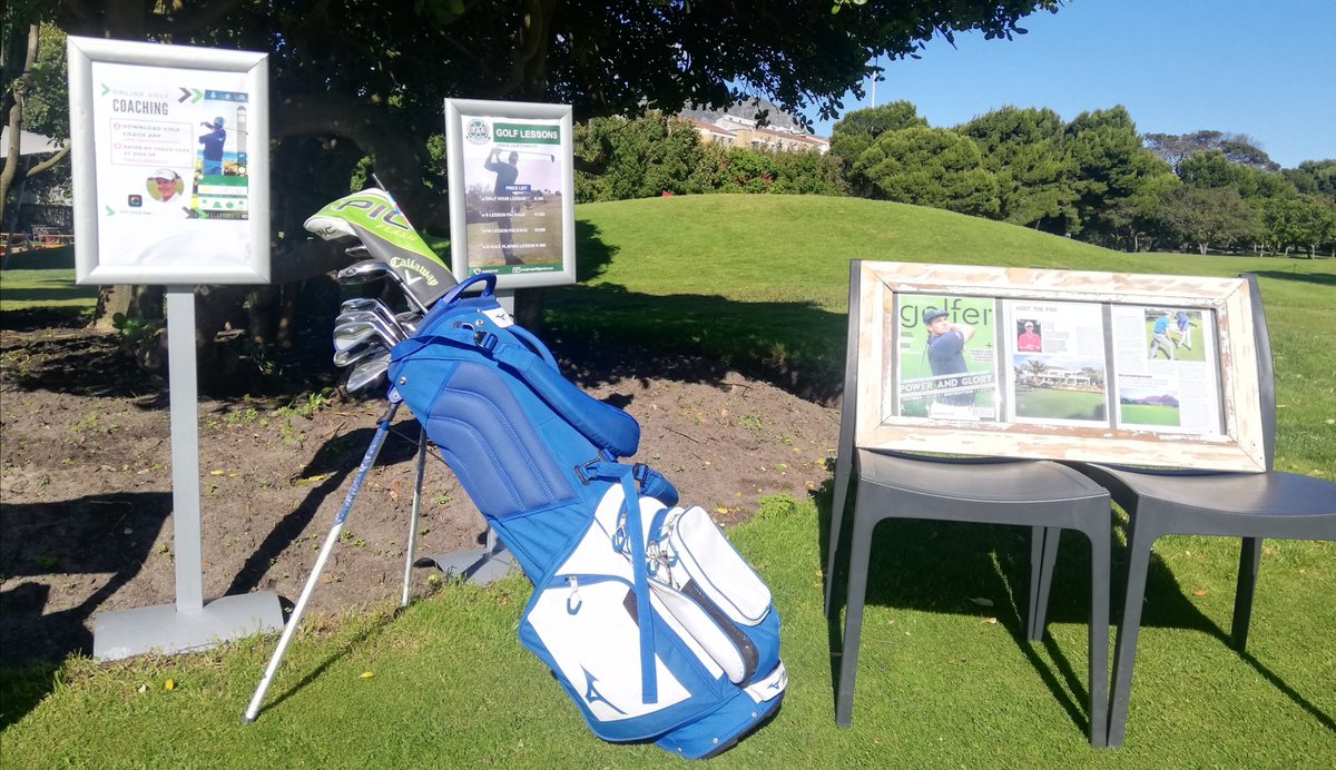 Ready to market my lessons to a full field in the table mountain classic <a href="/RondeboschGC/">Rondebosch Golf Club</a> #clubofchoice #Golf #lessons <a href="/PGASA/">Professional Golfers Association of South Africa</a> #festival
