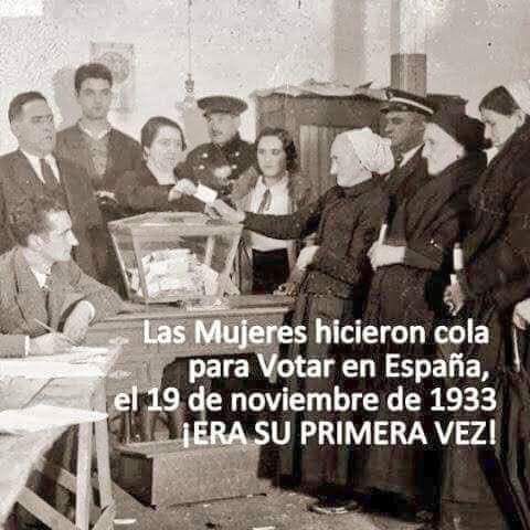jrramirezgomez's tweet photo. Las mujeres votaron por primera vez en España un 19 de noviembre de 1933.

Han transcurrido 87 años y aún queda camino que recorrer para ser #CadaVezMásIguales https://t.co/0lhAvy88ws