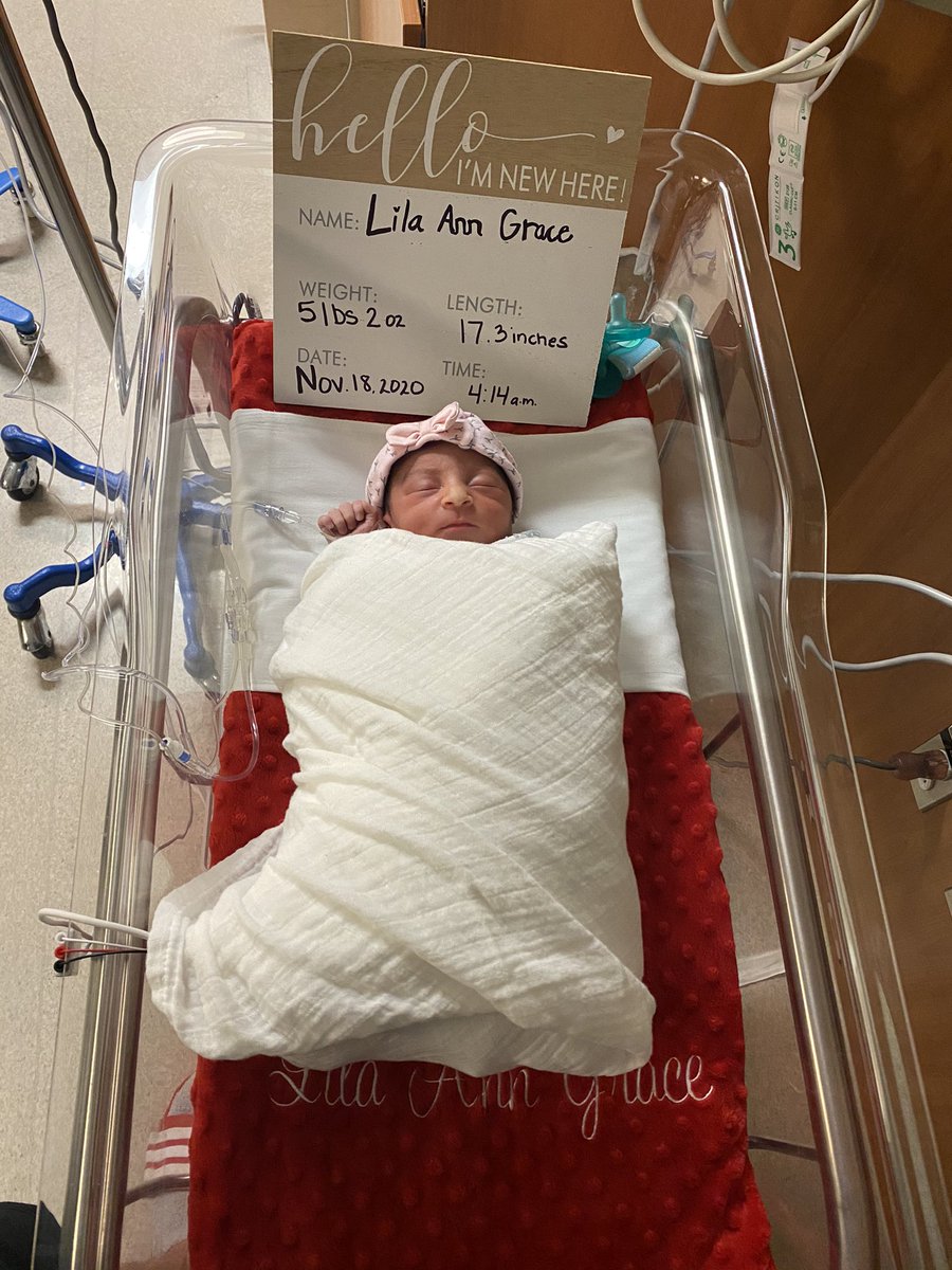 MercedesRendonn's tweet photo. Hello Miss Lila Ann💛❤️ https://t.co/VpakVxHi0z