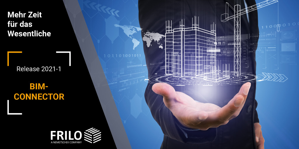 FriloSoftware's tweet image. Unser BIM-Connector steht mit dem Release 2021-1 bis 2/2021 kostenlos zur Verfügung. 
Teste ihn jetzt und schaff dir dadurch mehr Zeit für das Wesentliche. 

Unsere offizielle Pressemitteilung findest du unter: ow.ly/pZou50CnY19

#teamfrilo #release #BIMConnector