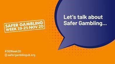 Good morning, today is the start of  #safergamblingweek 2020. Follow  @SGWeek20 and  #sgweek20 for more information.