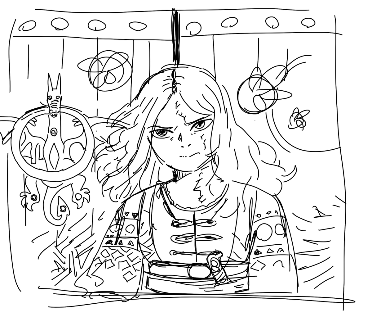its not really an earthsea fanart just channeling the earthsea vibes.