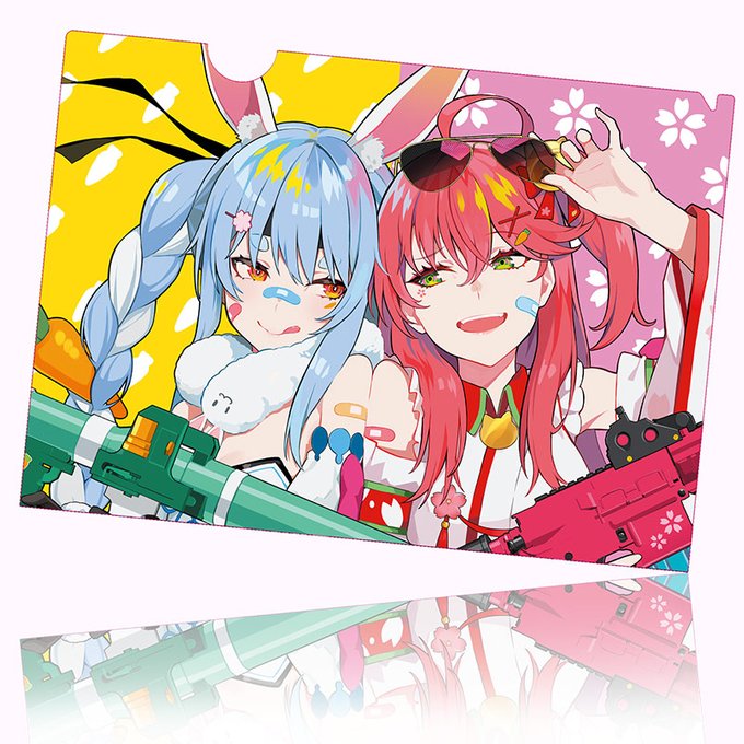 再追加販売 ぺこみこ大戦争 CD クリアファイル 兎田ぺこら さくらみこ