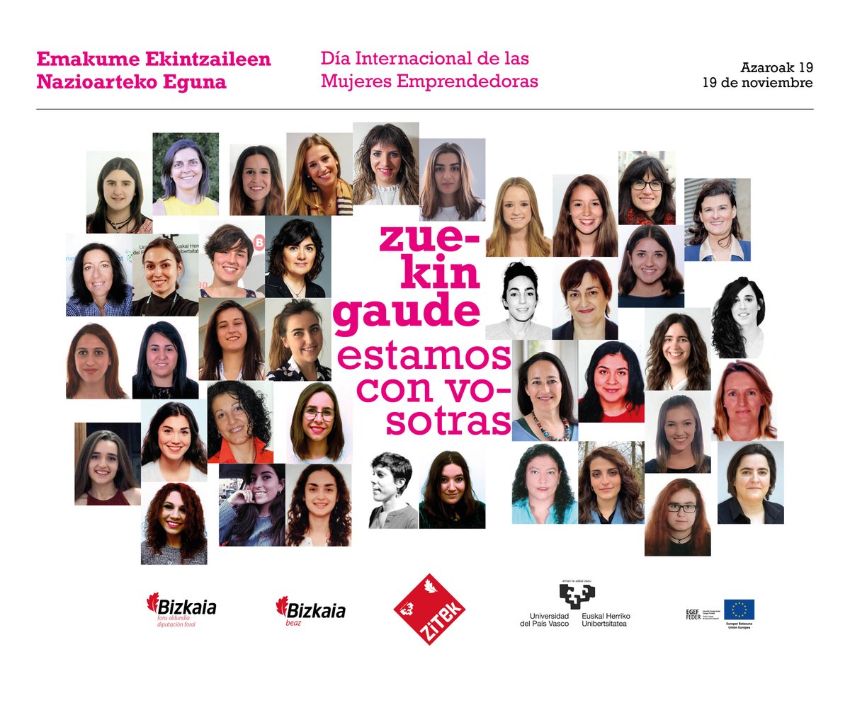 emprenderzitek's tweet photo. Egun on denoi! En el día Internacional de las Mujeres Trabajadoras queremos felicitaros por seguir construyendo vuestros sueños a pesar de los malos momentos, txapeldunak!!👏👏👏
Este es nuestro pequeño homenaje a las mujeres emprendedoras de Zitek @upvehu @BizkaiaEmpresa https://t.co/rG63pt7r1f