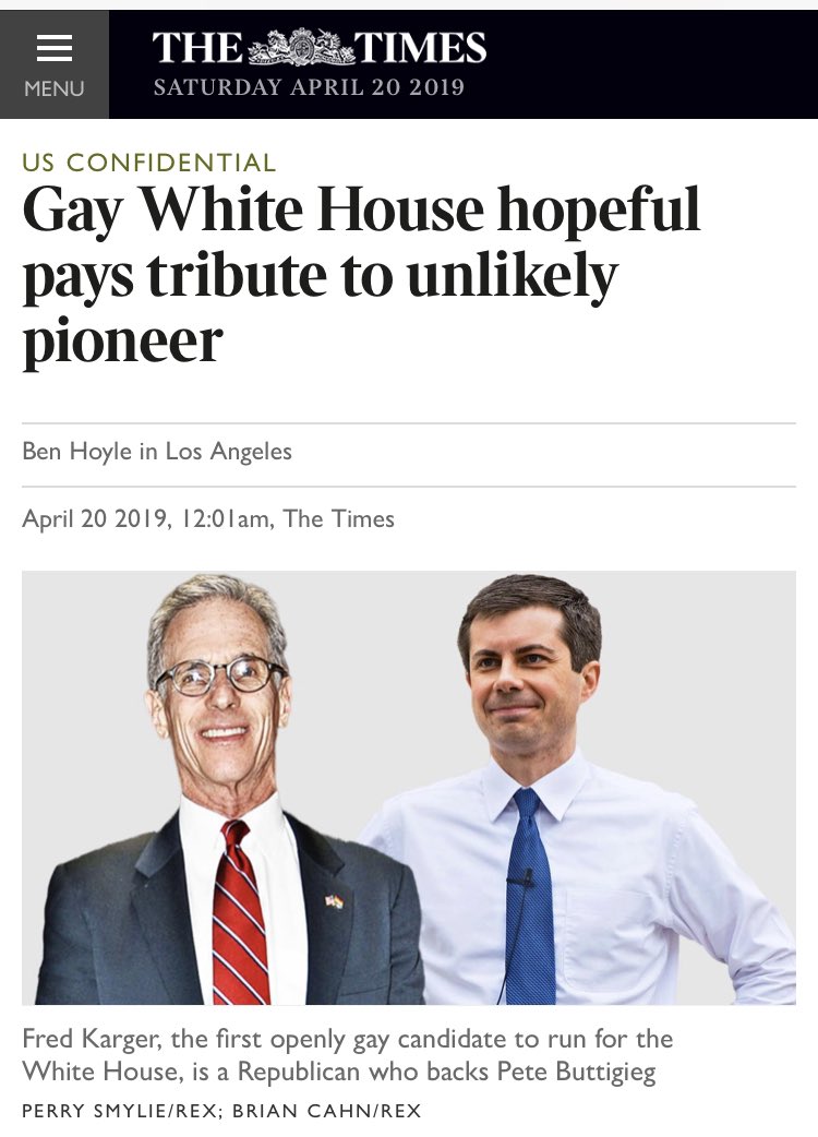 fredkarger's tweet photo. Andy Hobson &amp; @CumulusMedia please keep #LGBTQ history accurate @fredkarger was first openly gay candidate to run for #POTUS2012 when he sought @GOP nomination Plesse correct @WBAP247NEWS story Thank you! https://t.co/KJwhjpeBhk