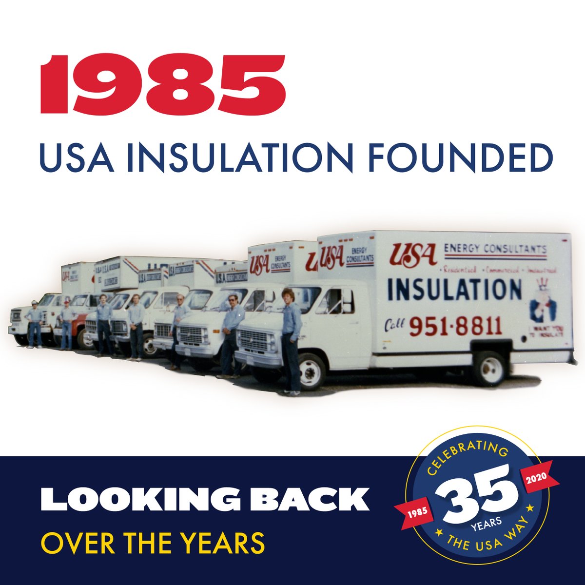 Founder Jeff Pitrone incorporates USA Insulation and expands our Cleveland-based operation to Columbus, Dayton and Cincinnati. It’s a success - we did more than 300 residential jobs in the first year. This went much better than another launch that happened in 1985 – New Coke 😃.