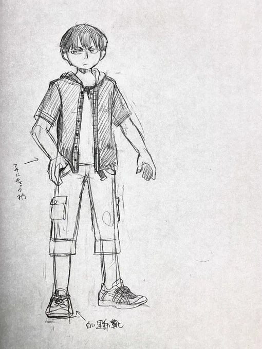 主人公のキャラデザ(馬渕)
#ジャンプルーキー 