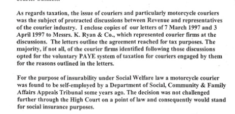 That letter from the Chairman of the Revenue Commissioner to the Chairman of the Public Accounts Committee acknowledging the use of a 'Test Case'. This is the 'Test Case' which Revenue just said they don't know about  @mattcarthy