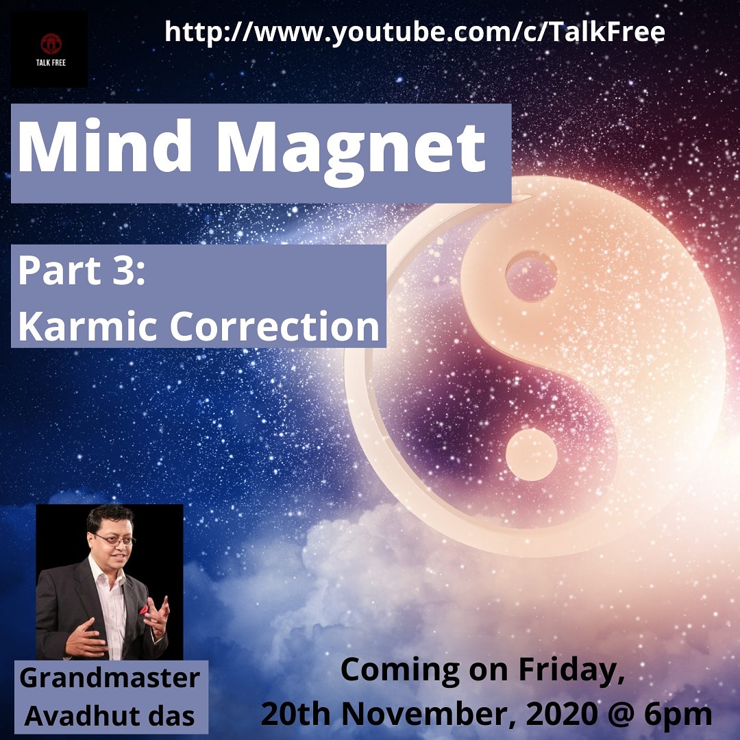 TalkFree6's tweet photo. All of us have heard so much about KARMA..!! 
Know exactly what it is and how to correct it.. 

#NoNegativeNovember #MindMagnet #TalkFree #LiveItUpWithPritiModi https://t.co/bNsep2ZXtG