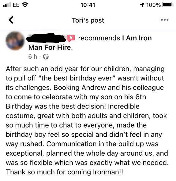 iamironmanforhire (@ironmanforhire) on Twitter photo Another happy <a href="/ironmanforhire/">iamironmanforhire</a> customer ๐ #IAmIronManForHire ๐ค๐ฆพ๐ต๐๐ผ #HappyCustomer #PositiveReview #IronMan #ThankYou #Retweet Another happy <a href="/ironmanforhire/">iamironmanforhire</a> customer ๐ #IAmIronManForHire ๐ค๐ฆพ๐ต๐๐ผ #HappyCustomer #PositiveReview #IronMan #ThankYou #Retweet