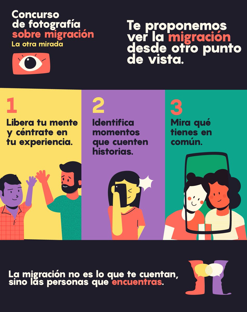 OIenAlicante's tweet photo. Te proponemos ver la migración desde otro punto de vista. Libera tu mente y céntrate en tu experiencia, identifica momentos que cuentas historias, y mira qué tienes en común. Concurso de Fotos "La Otra Mirada" #ConcursoLaOtraMirada

Web del Concurso: https://t.co/Pak93eMBBj https://t.co/vousZYglN8