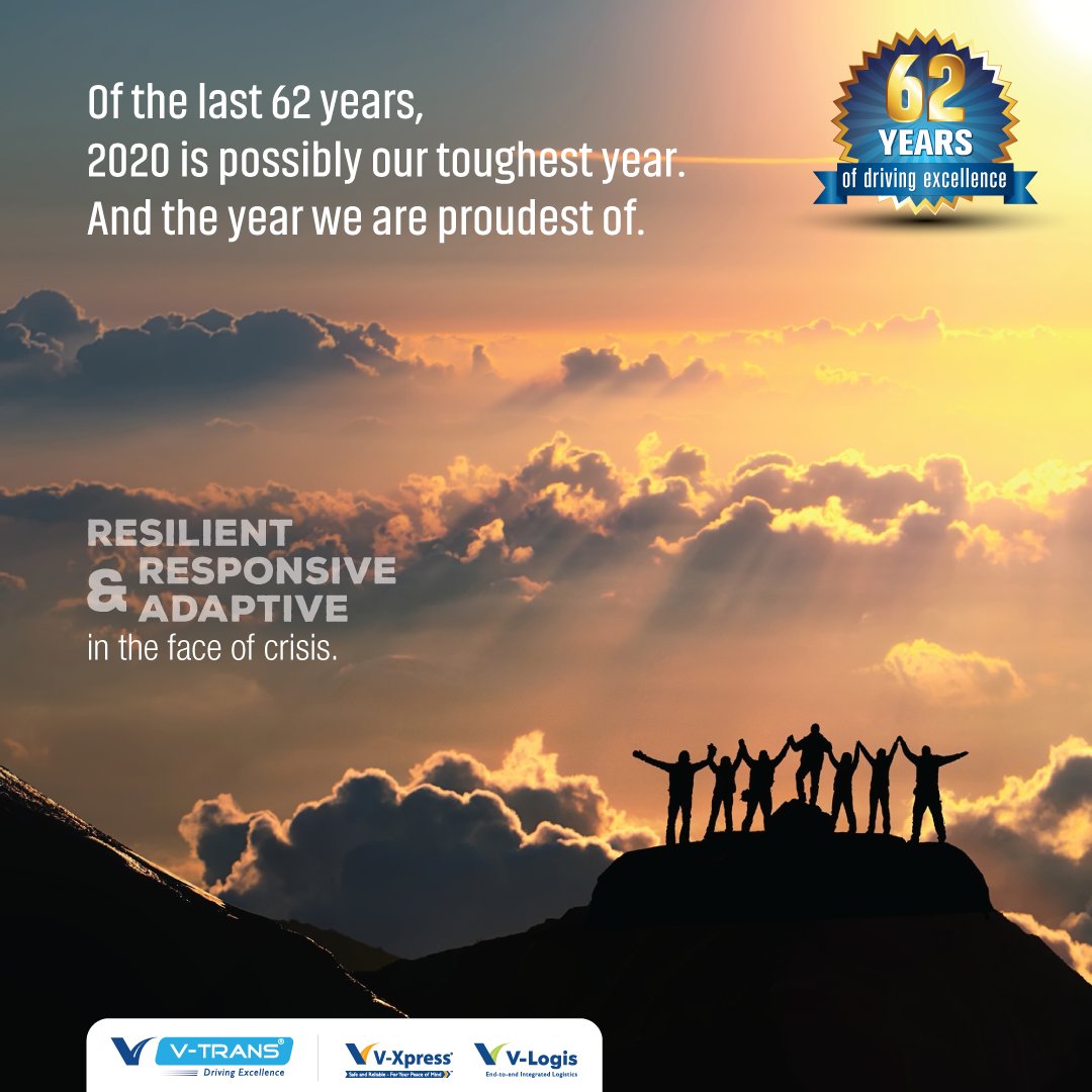 vtransindia's tweet photo. November 21st, 2020, is our 62nd Anniversary day. As we remember the journey of over 6 decades to what we are today, a single-window integrated logistics solutions company. 

#Vtrans_since1958 #integratedlogistics #singlewindowsolution #logisticsbusiness https://t.co/MBMeGCVoGU