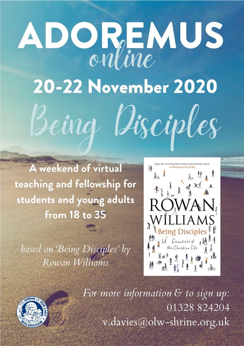 ShrineOLW's tweet image. Anticipation is building for #Adoremus Online 2020 (20-22 Nov). This year's theme is 'Being Disciples' &amp;amp; we're delighted that so many young pilgrims are taking part. If you haven't signed up, there is still time! For details &amp;amp; to register for free, visit: bit.ly/3kMoASg