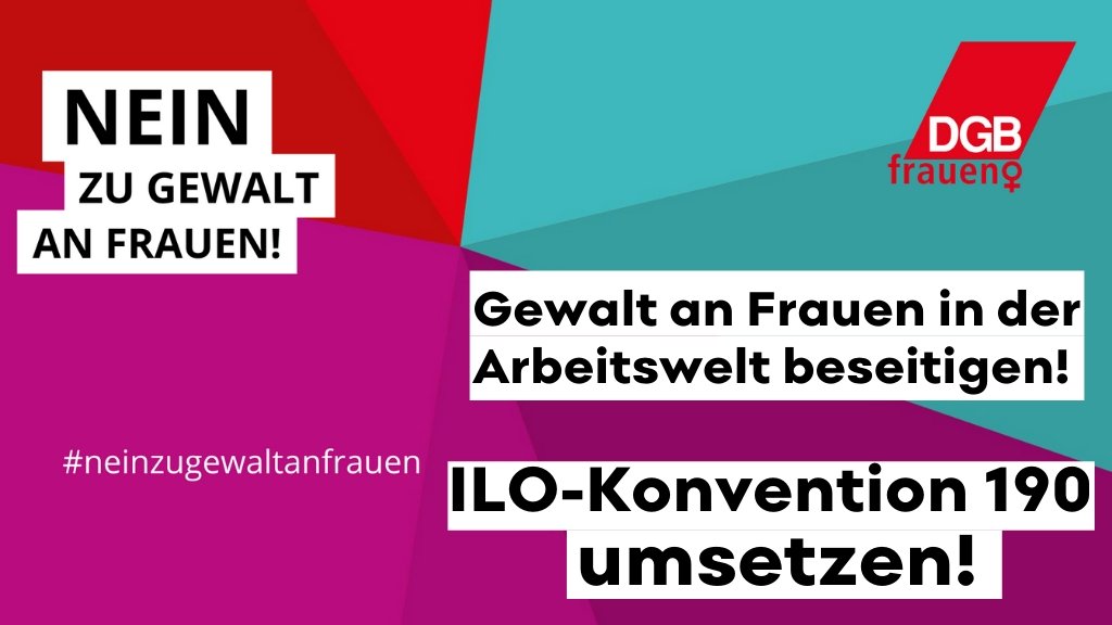 Dgbsachsen على تويتر Am 25 11 Ist Internationaler Gegen Gewalt An Frauen Wir Sagen Laut Deutlich Neinzugewaltanfrauen Nein Zu Gewalt In Der Arbeitswelt Wir Brauchen Jetzt Verbindlichkeit Ratify190now Ilokonvention190umsetzen Alle