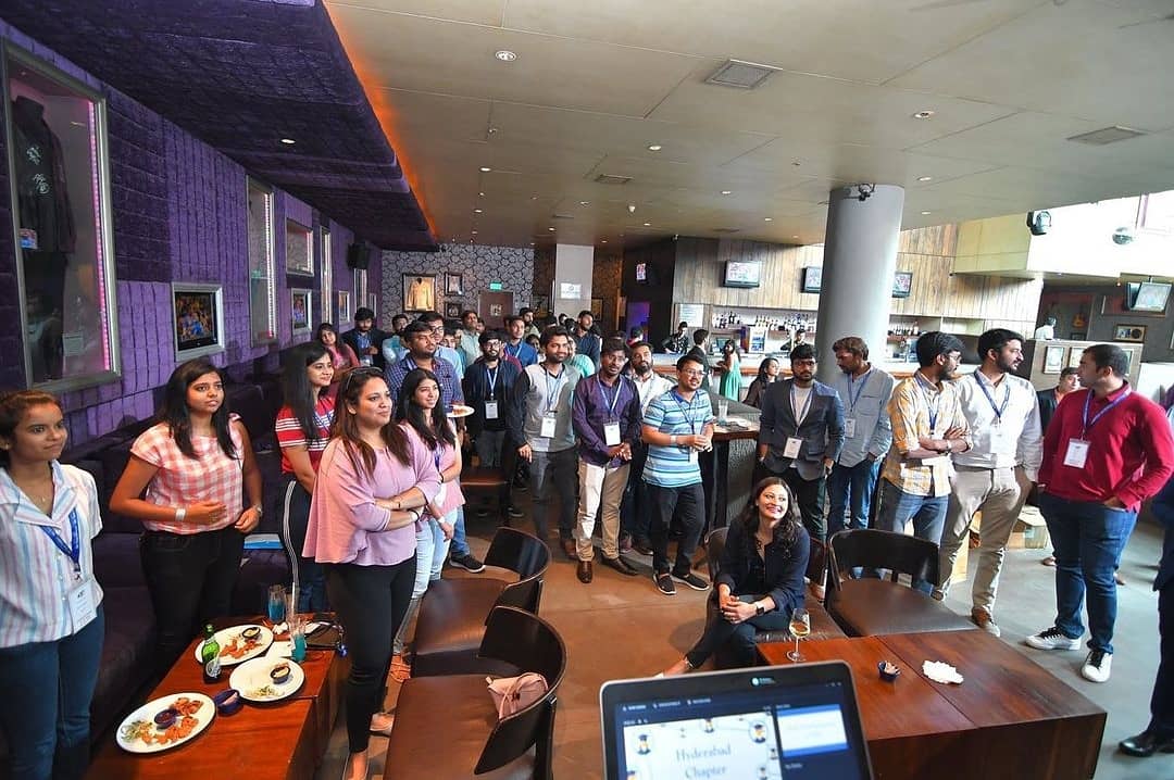 ShivNadarUniv's tweet photo. #ThrowbackThursday
Throwback to the Hyderabad Chapter Alumni Meet in March 2020. Alumni from the Class of 2015, 2016, 2017, and 2018 reunited with SNU's staff and faculty members to reminisce and catch up with everyone.
#shivnadaruniversity #alumnimeet2020 https://t.co/iWZ0b2PT8u