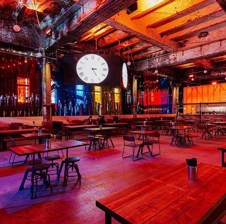 pvcstripUK's tweet photo. PVC strip curtains dividing open plan food halls. Allowing Mancunians to practice safe social distancing whilst having a great time. Well done Freight Island, they look like stained glass windows!  

#pvc #socialdistancing #foodindustry

https://t.co/VcBhYN1Kxa https://t.co/k51t12nKWD