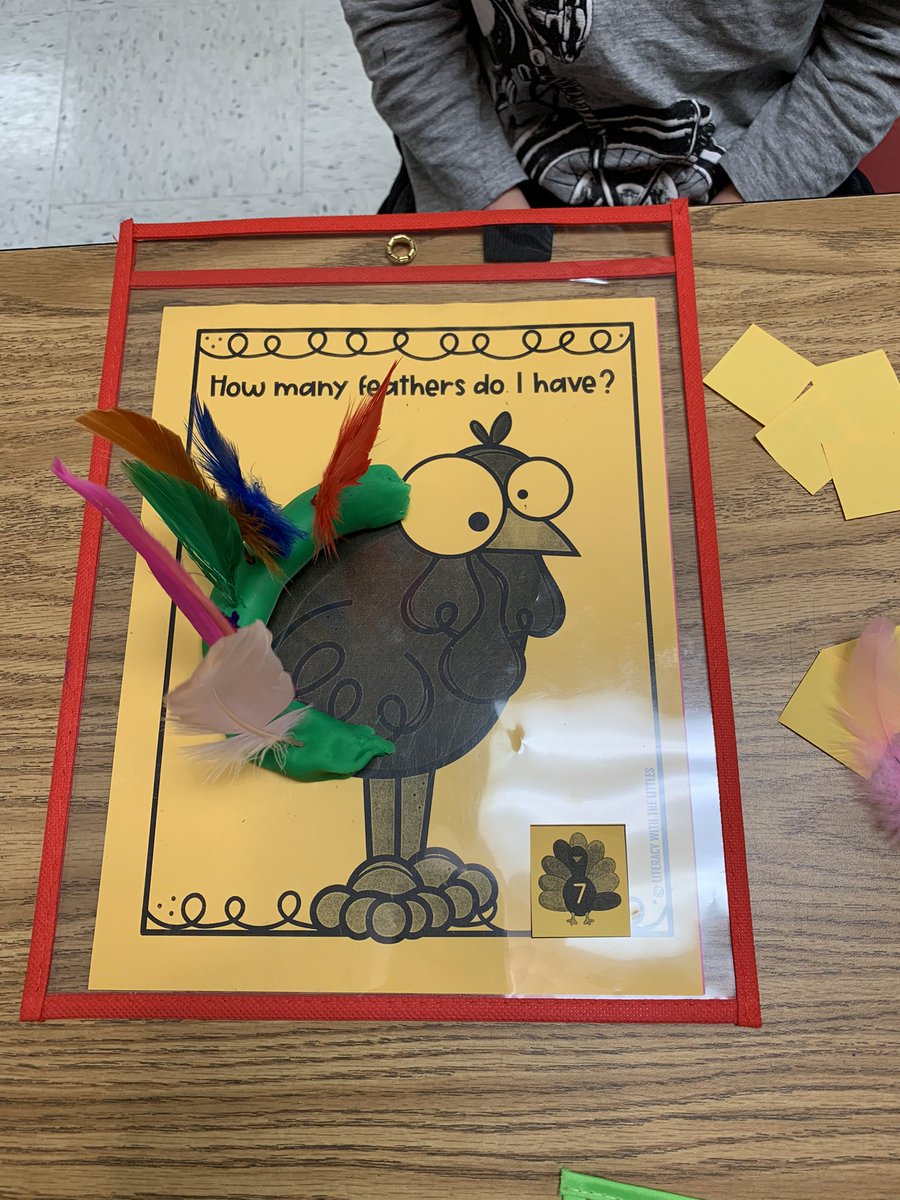 KennedyAndry's tweet photo. Turkey feather counting fun! @andylallison @laurabutler618 @SweetApplePTO @SweetAppleES @Peters_Kinders https://t.co/sTNJ5wLnxS
