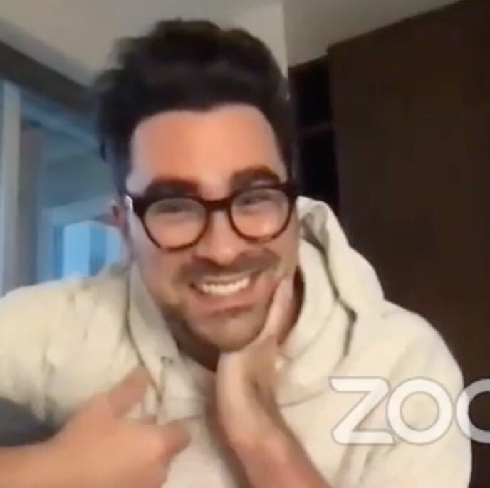 dan levy smiling during 2020 interviews, a thread: