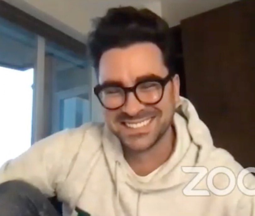 dan levy smiling during 2020 interviews, a thread: