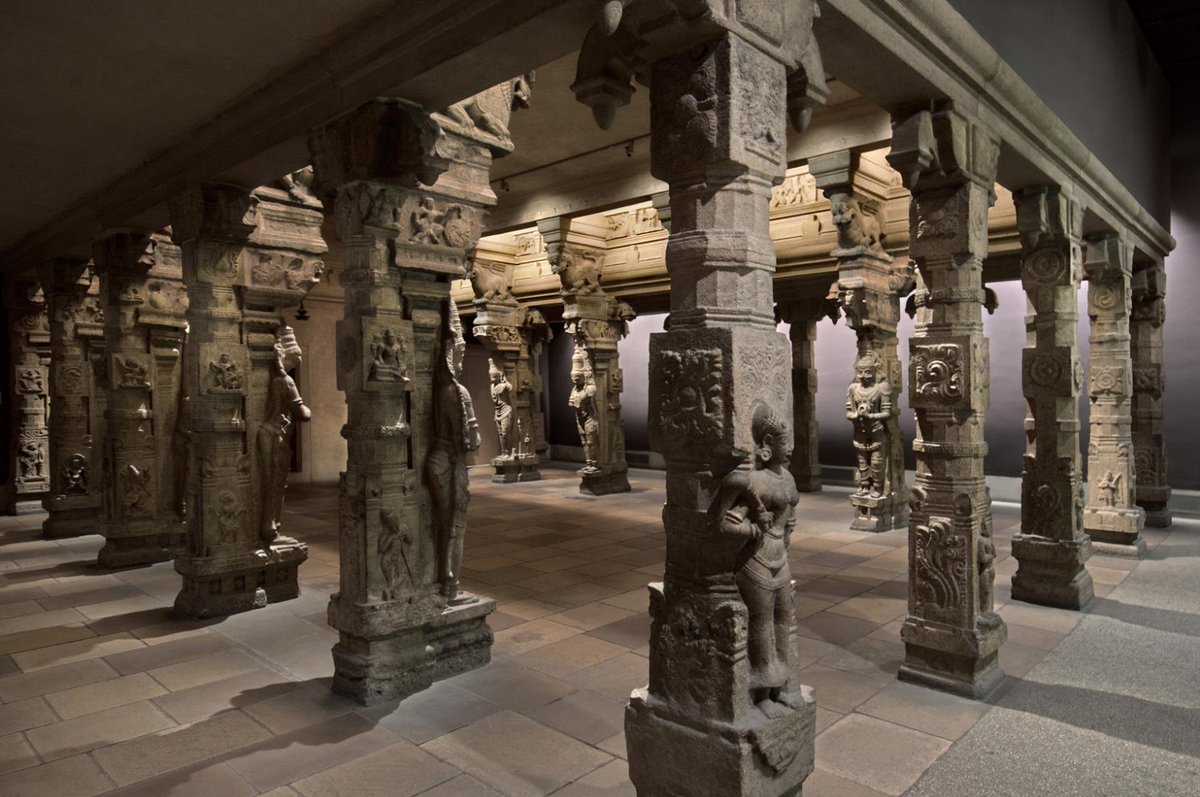 According to records, most of the pillars, carved during the 1560s, were once part of a hall dedicated to the Goddess Lakshmi in the Koodal Alagar Perumal and Sri Madanagopalaswamy Temples.