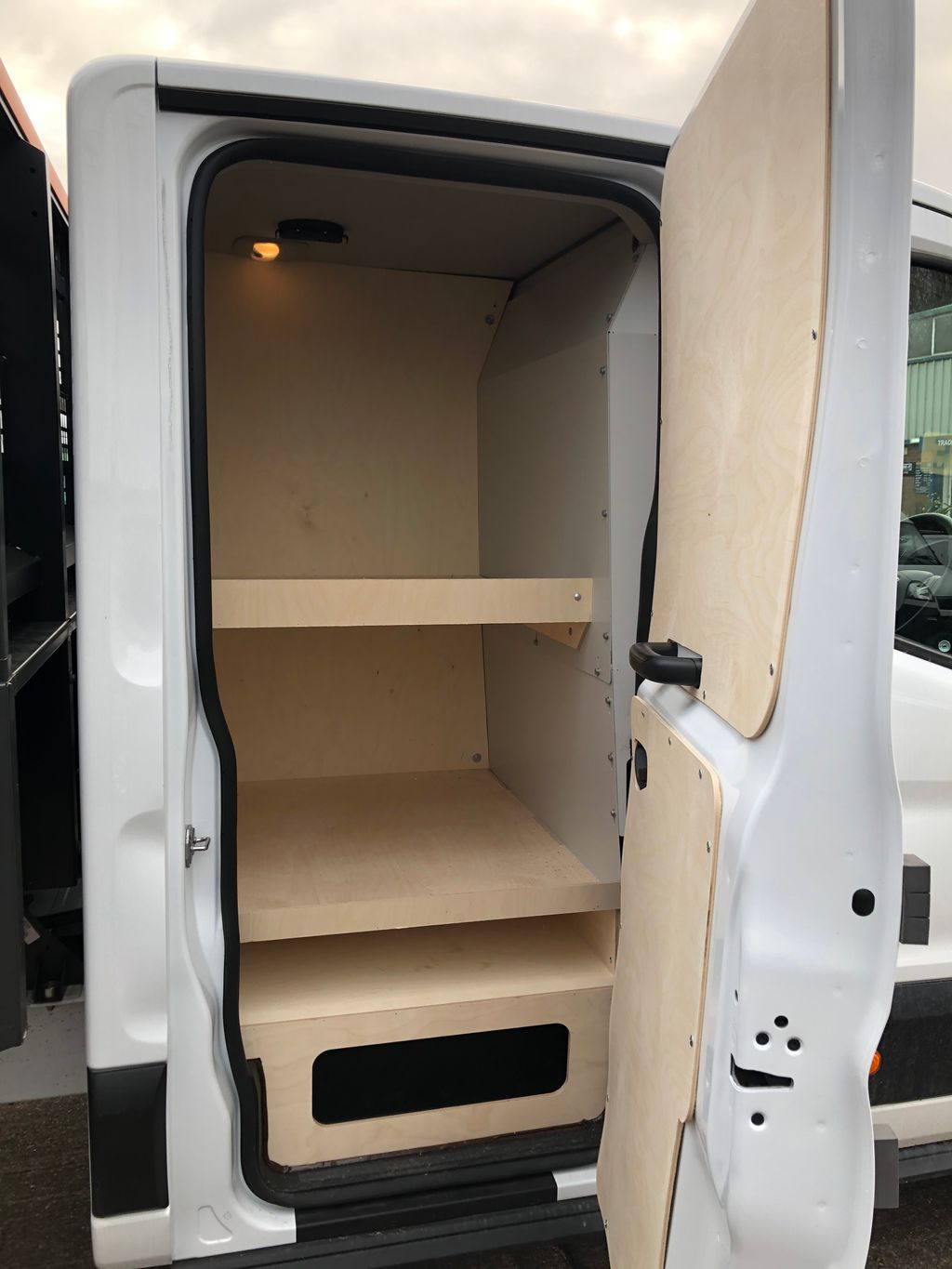 transit crew cab racking
