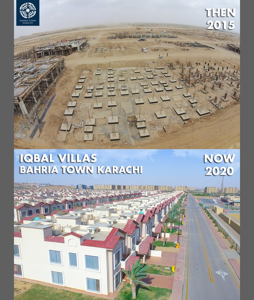BahriaTownOffic's tweet photo. How it Started vs. How it's Now...
Iqbal Villas, Bahria Town Karachi - Then & Now!
#ThenAndNow #IqbalVillas #IconicDevelopment #ModernInfrastructure #BahriaTown #Karachi #BahriaTownKarachi https://t.co/d7pLAPgsnF