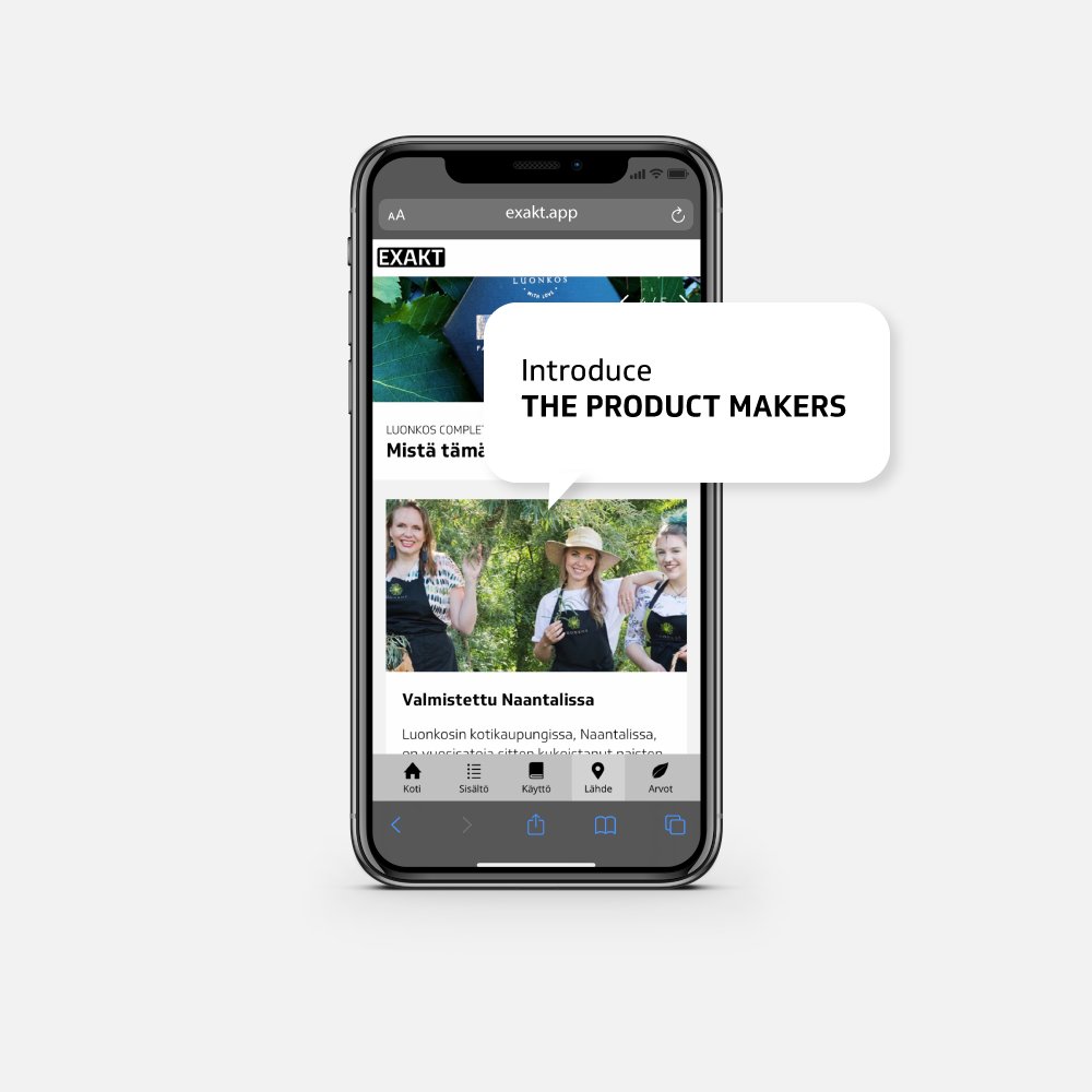 ExaktApp's tweet photo. Communicate product origin better with EXAKT. Share the story behind your products, list the origin of each of your ingredient separately, or create a direct link to an online information source to communicate more with your packaging. https://t.co/Iln7yzgddJ https://t.co/acCtCj6cYV