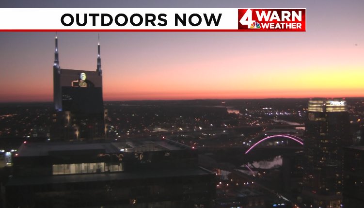 LBannonWX's tweet image. NASHVILLE! You’re glowing 💗✨@WSMV #4WARN