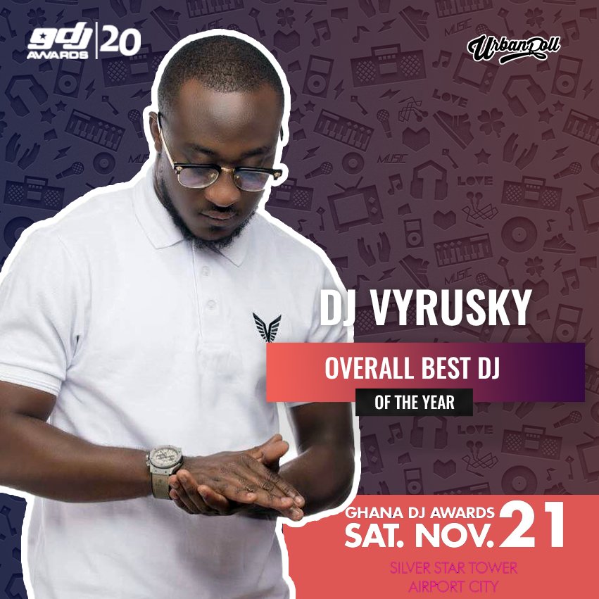urbanroll's tweet photo. The Ghana Dj Awards 2020 is on this weekend 21st Nov at Silver Star Towers , who takes home the best overall Dj of the year ?
#Ghanadjawards20 #urbanroll #inthemixtogether https://t.co/V2J9Lhcz2s