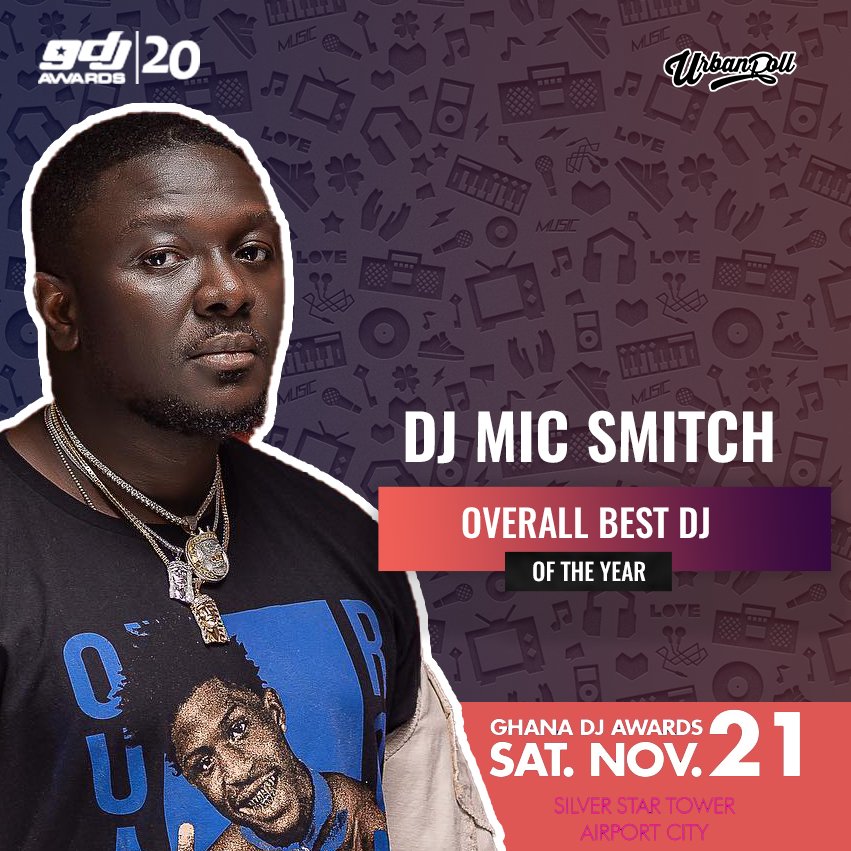 urbanroll's tweet photo. The Ghana Dj Awards 2020 is on this weekend 21st Nov at Silver Star Towers , who takes home the best overall Dj of the year ?
#Ghanadjawards20 #urbanroll #inthemixtogether https://t.co/V2J9Lhcz2s