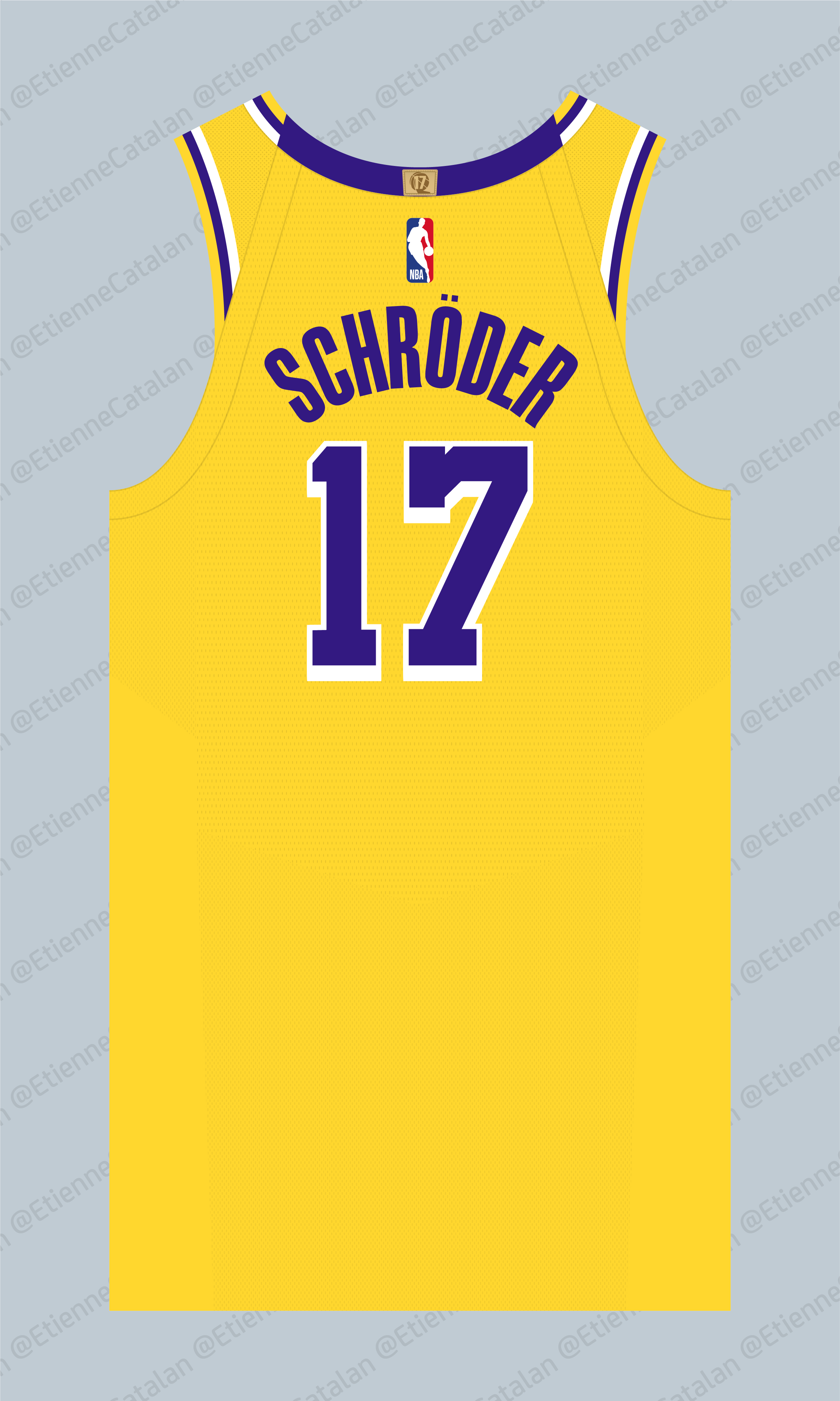 Los Angeles Lakers 17 Dennis Schroder White Jersey 2022-23 Classic