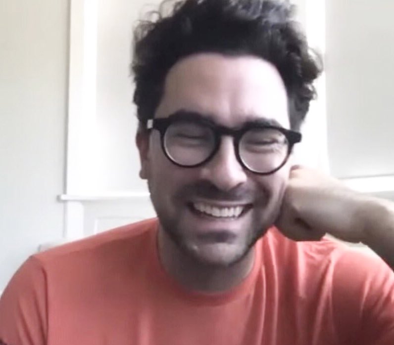 dan levy smiling during 2020 interviews, a thread: